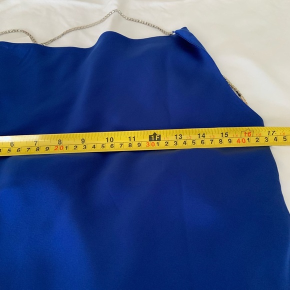 Sexy Backless Blue Dress - Medium - Picture 7 of 9